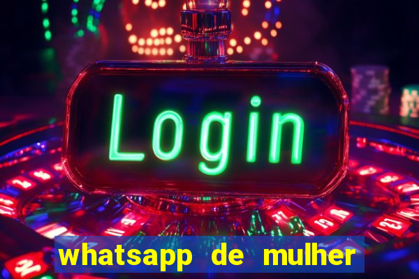 whatsapp de mulher de programa